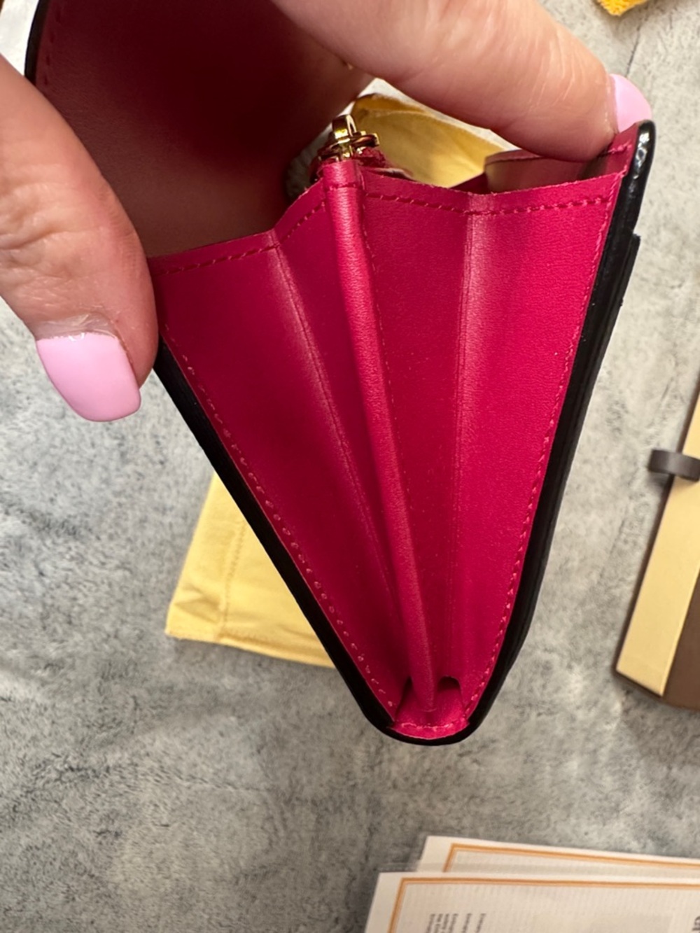 Louis Vuitton Pink Patent Leather Louise Long Wallet - Picture 13 of 14